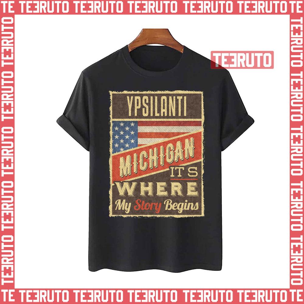 Ypsilanti Michigan Vintage Unisex T-Shirt