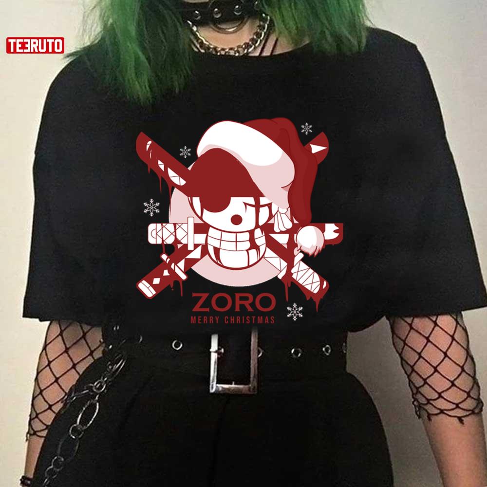 Zoro Merry Christmas One Piece Christmas Unisex T-Shirt