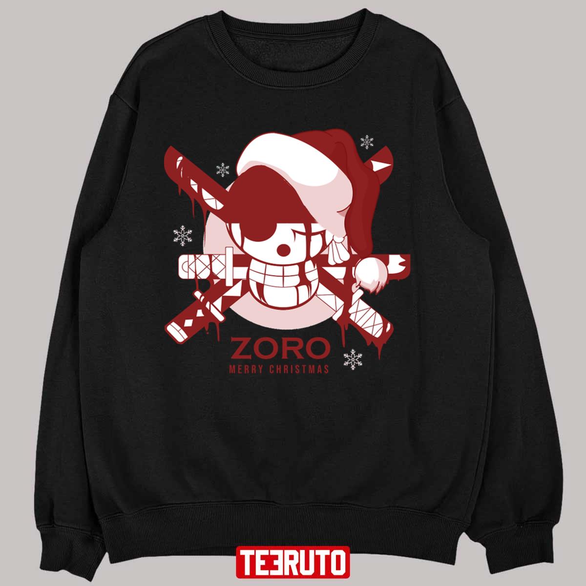 Zoro Merry Christmas One Piece Christmas Unisex T-Shirt