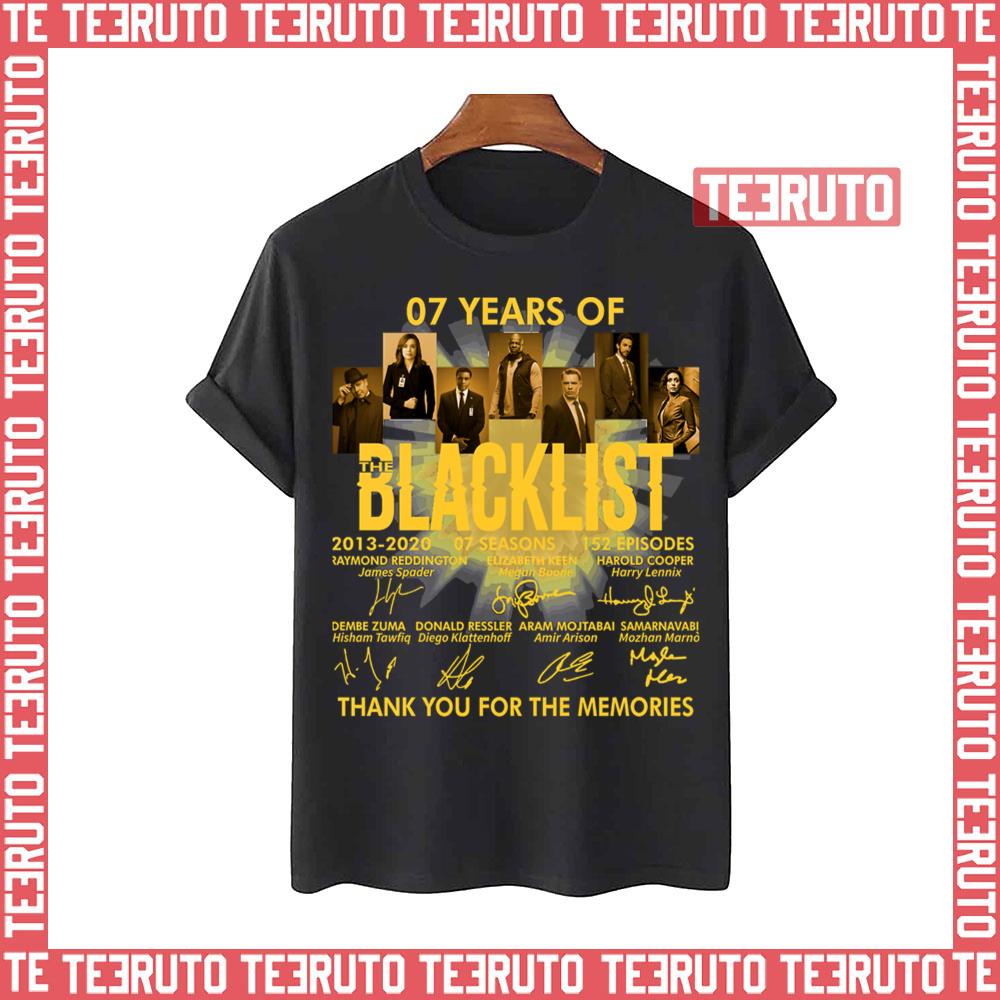 07 Years Of The Blacklist Unisex T-Shirt