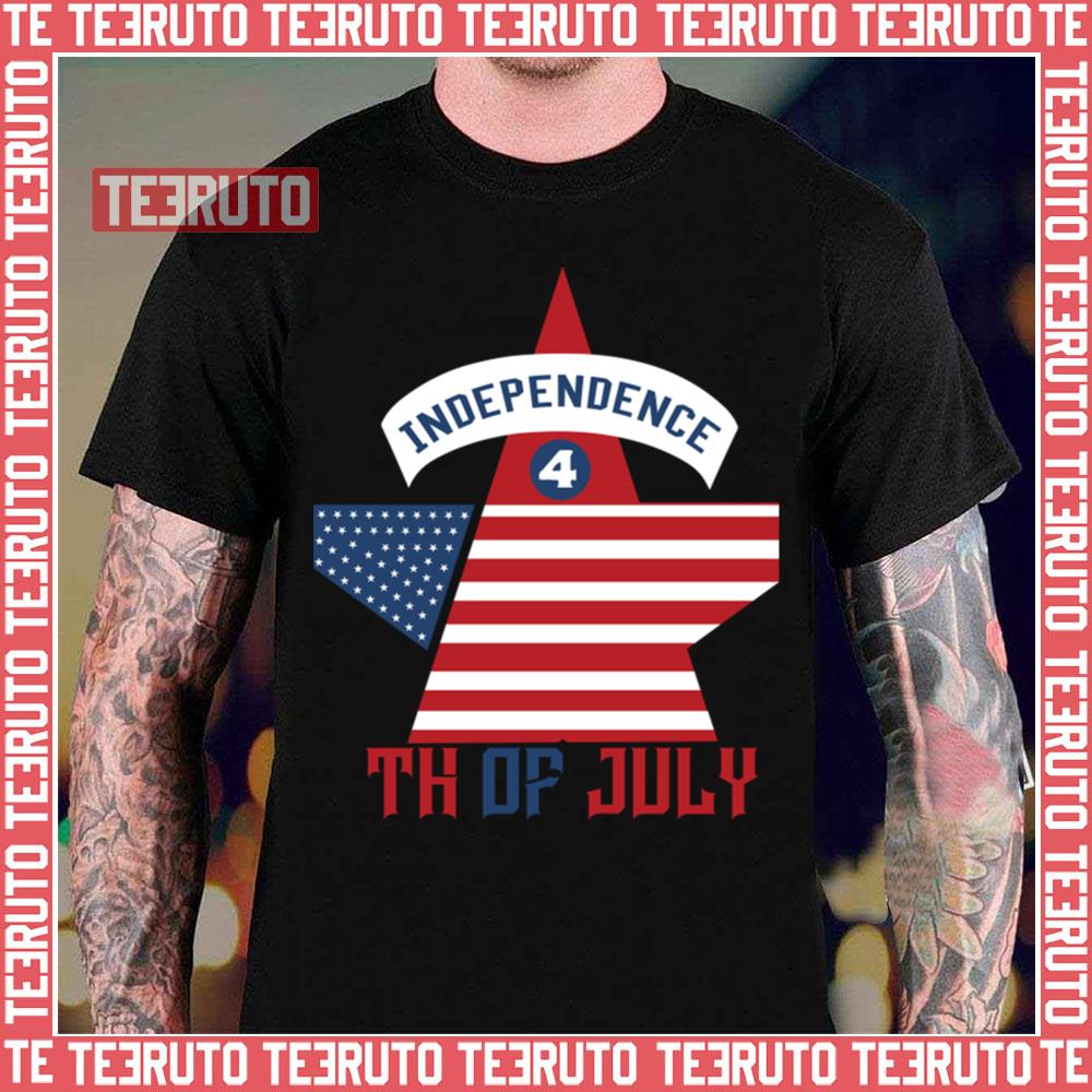 America Star 4th July Unisex T-Shirt