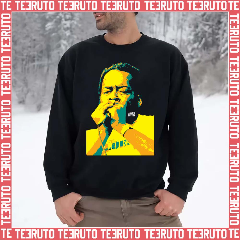 American Blues Harmonica James Cotton Unisex Sweatshirt