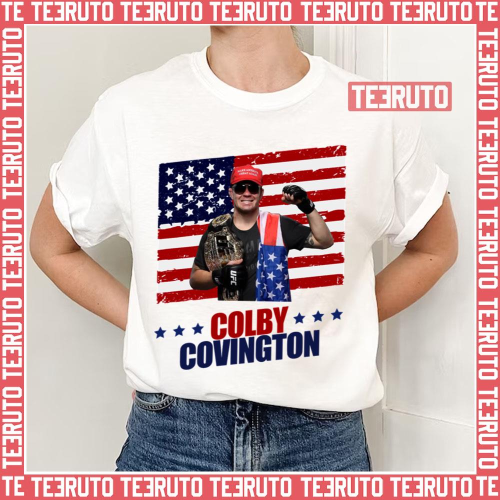 American Flag Wrestling Colby Covington Unisex T-Shirt