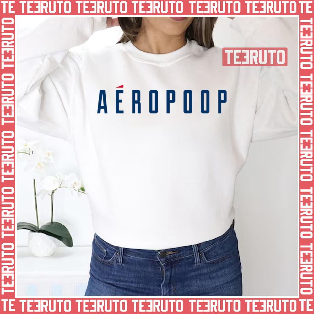 Aéropoop Blue Logo Unisex Sweatshirt