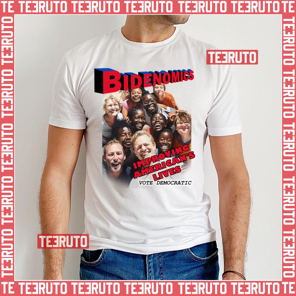 Bidenomics Improving American’s Lives Unisex T-Shirt