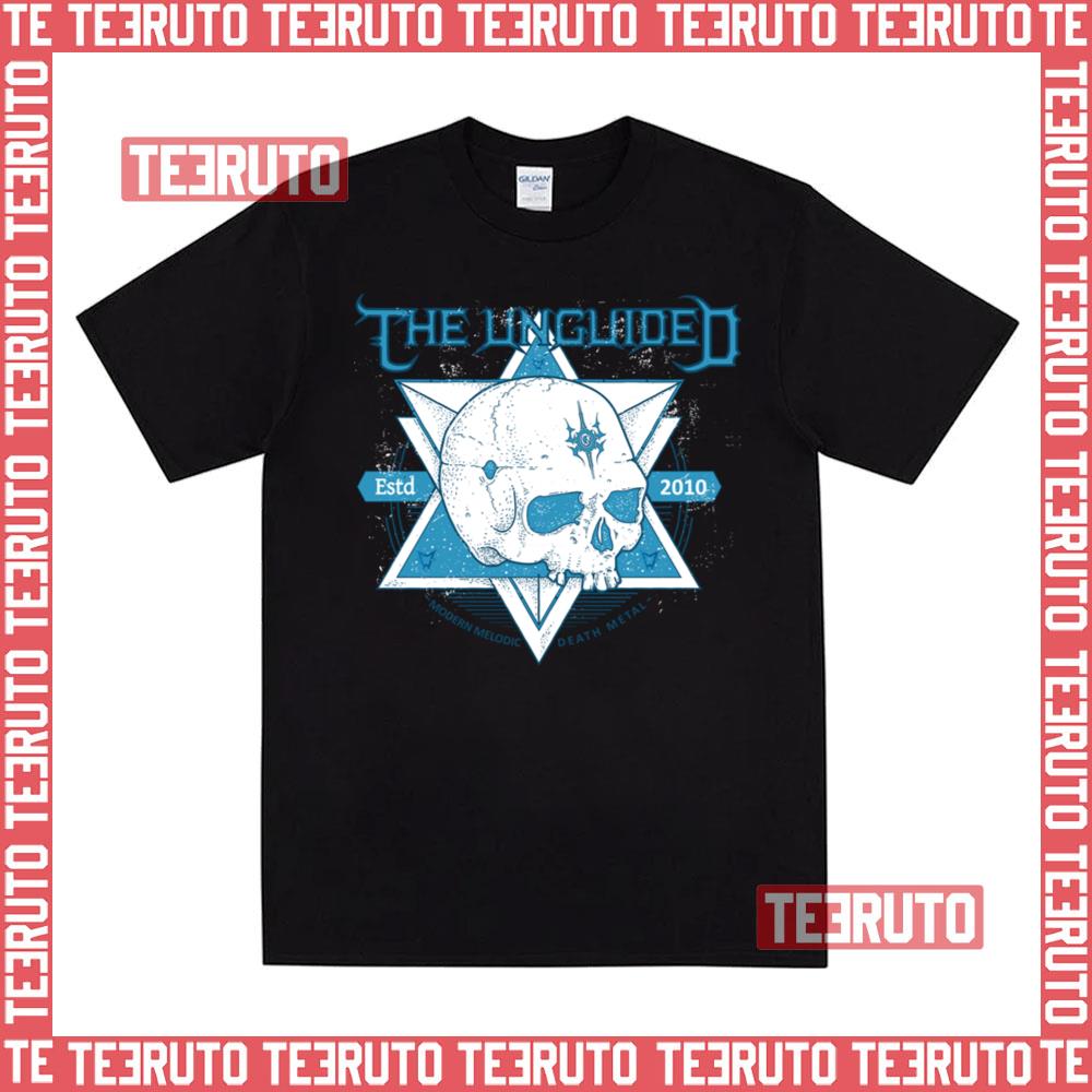 Blue Art The Unguided Skull Unisex T-Shirt