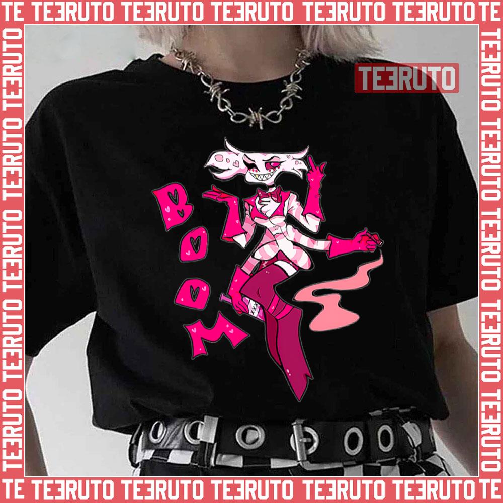 Boom Alastor Pink Hazbin Hotel Unisex T-Shirt - Teeruto