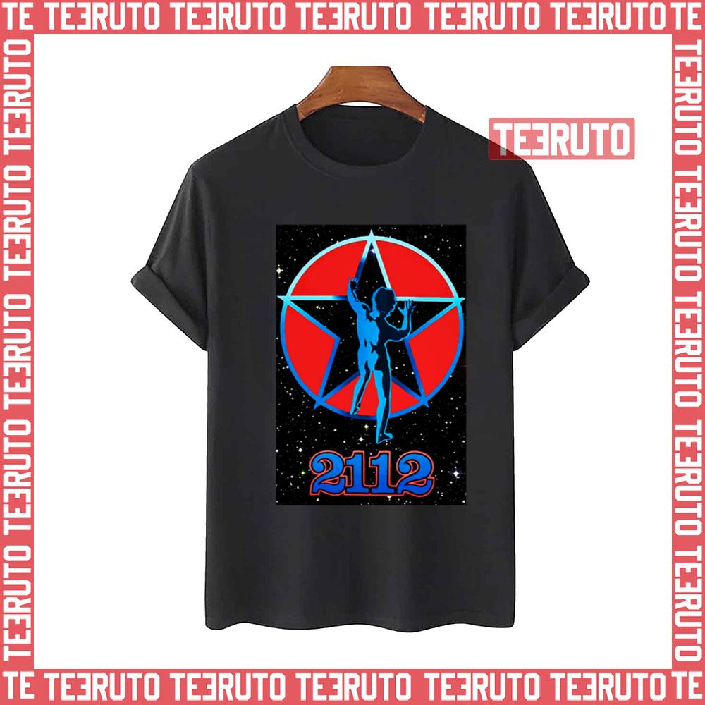 Bright Music Styles Change Over Time 2112 Star Man Rush Unisex T-Shirt