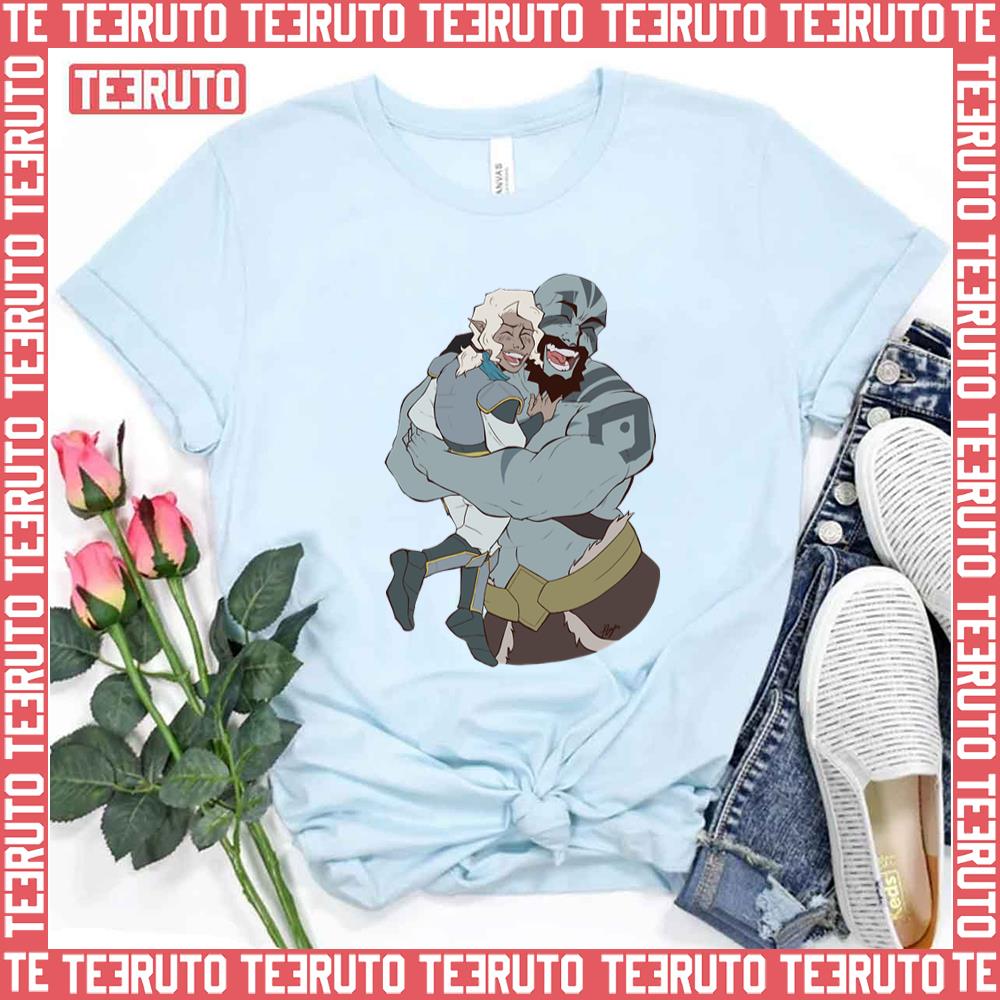 Buddies Hug The Legend Of Vox Machina Unisex T-Shirt