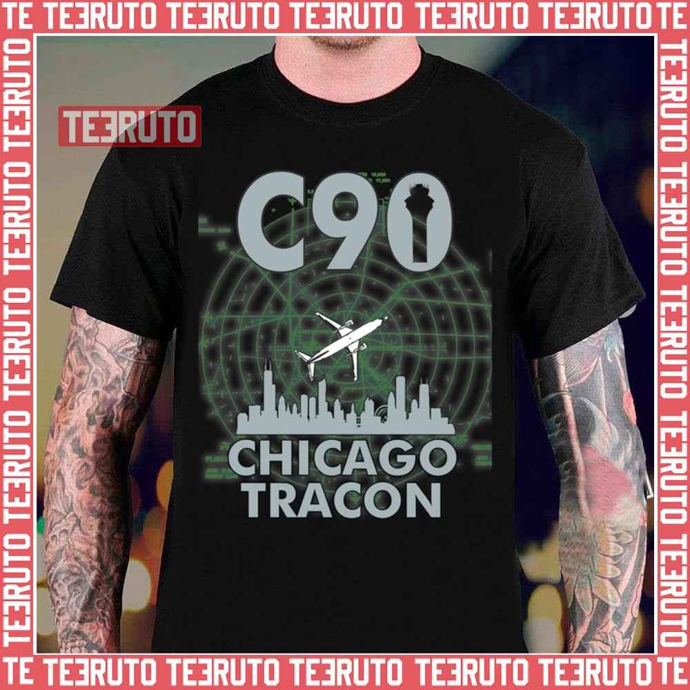 C90 Chicago Tracon Air Traffic Control Design Unisex T-Shirt