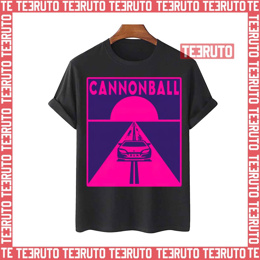 Cannonball Run Pink Logo Unisex T-Shirt