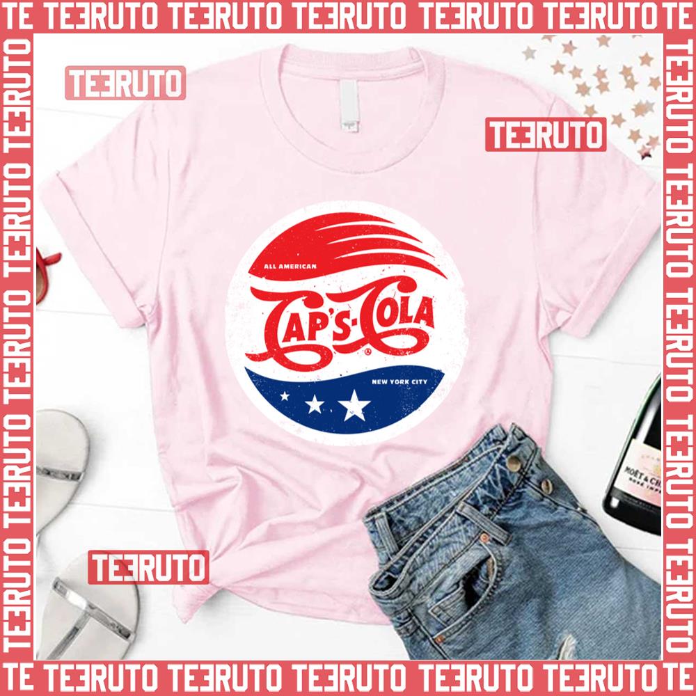 Caps Cola Funny Captain America Unisex T-Shirt