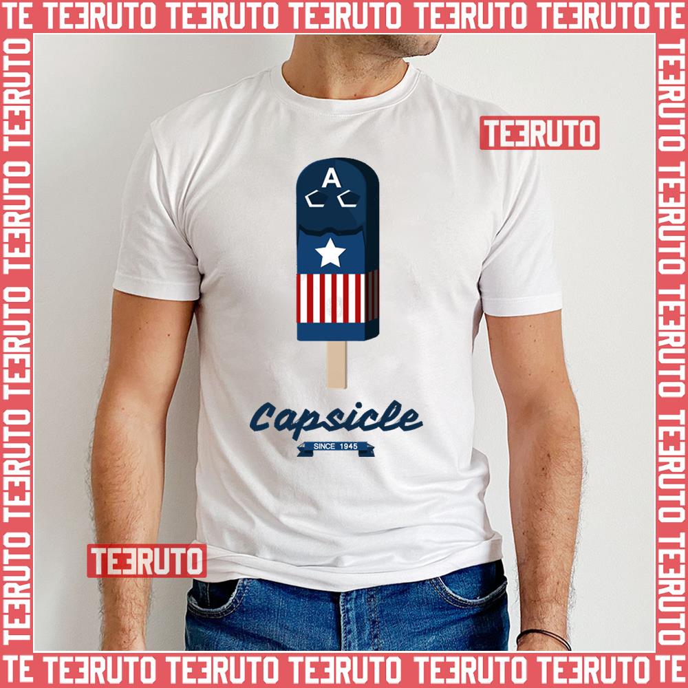 Capsicle Captain America Ice Cream Unisex T-Shirt