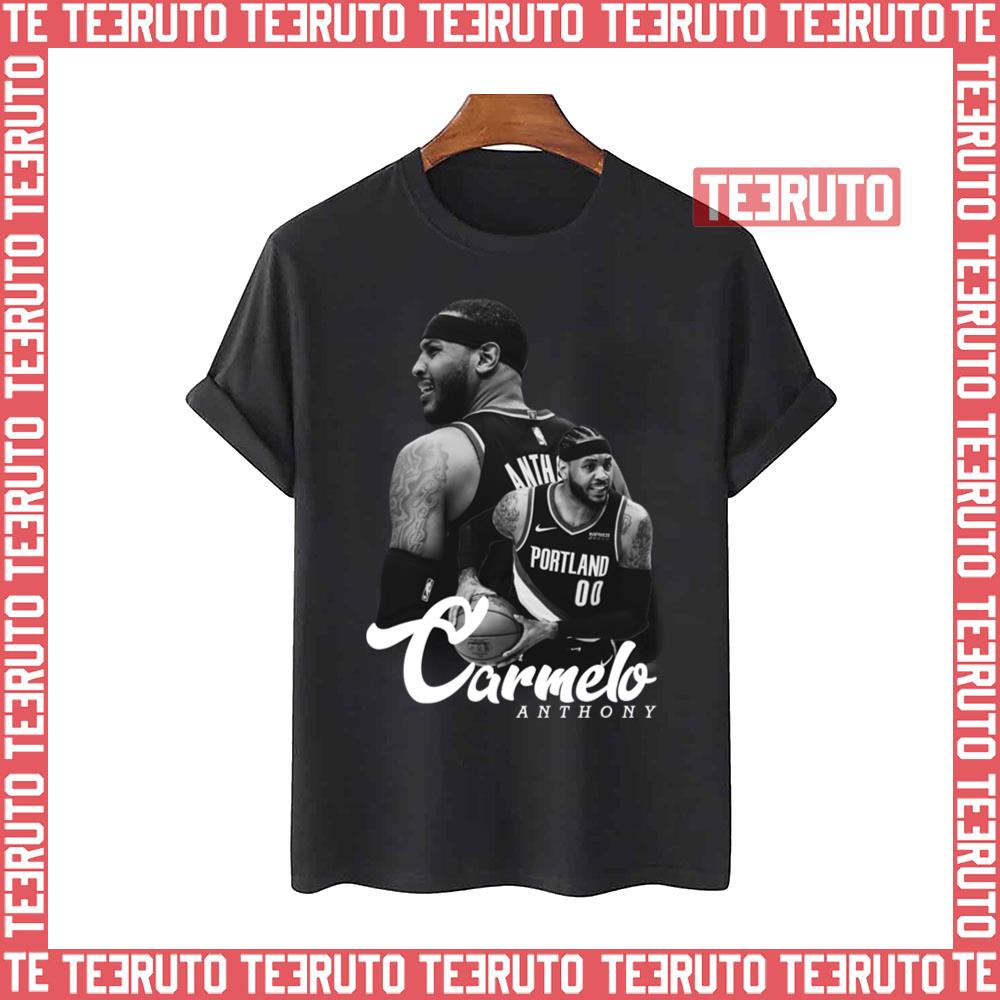 Carmelo A Portland Black And White Carmelo Anthony Unisex T-Shirt