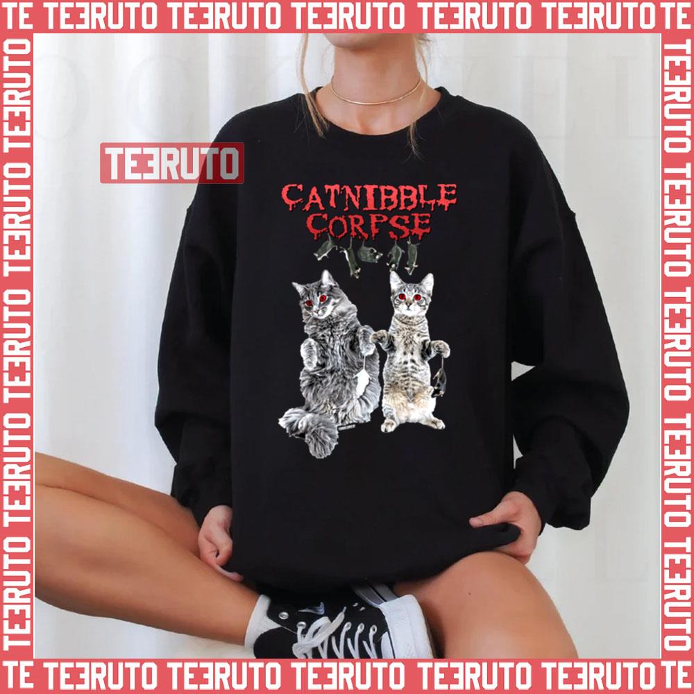 Cat Corpse Cannibal Corpse Parody Unisex Sweatshirt