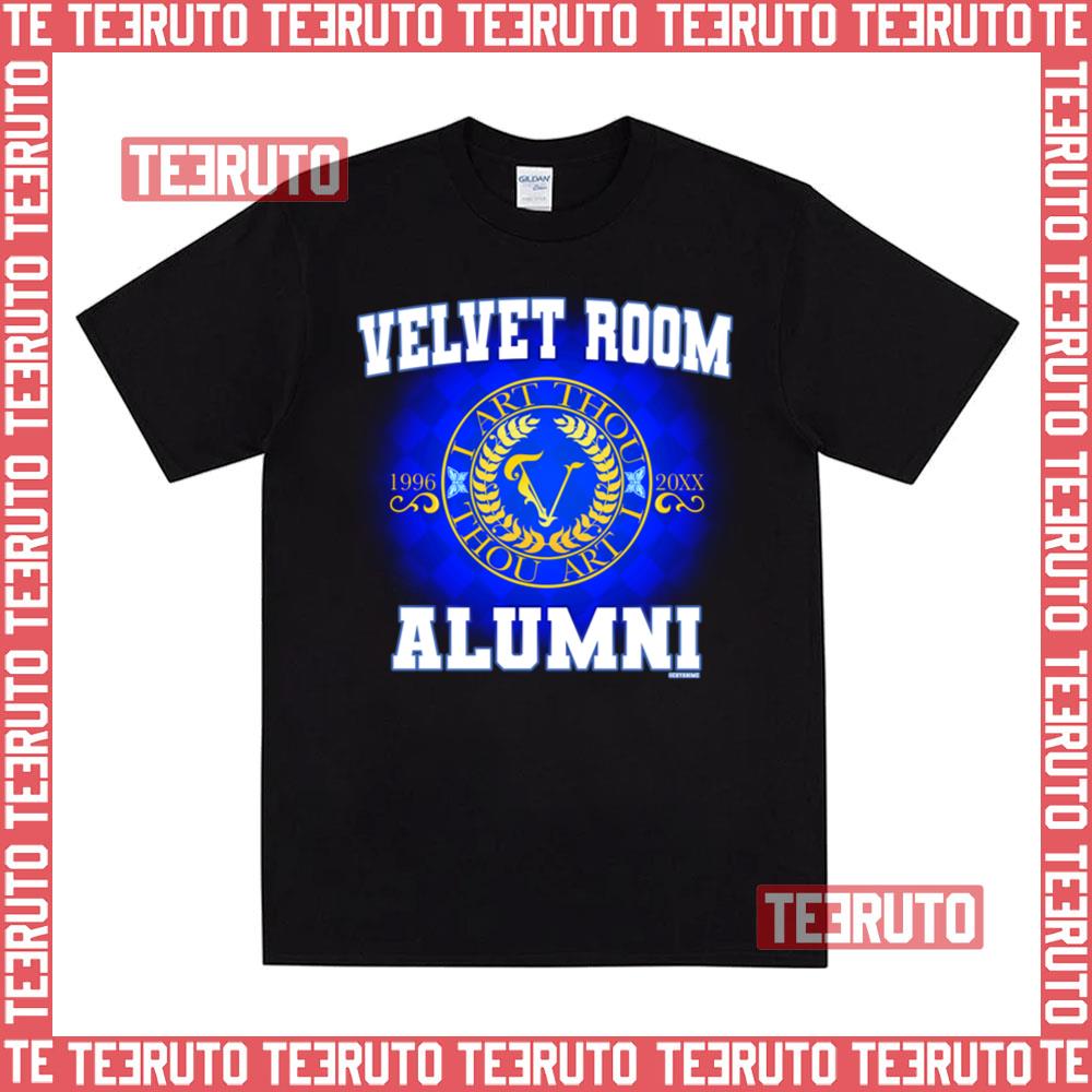 Checkered Velvet Room Alumni Persona Varisty Unisex T-Shirt