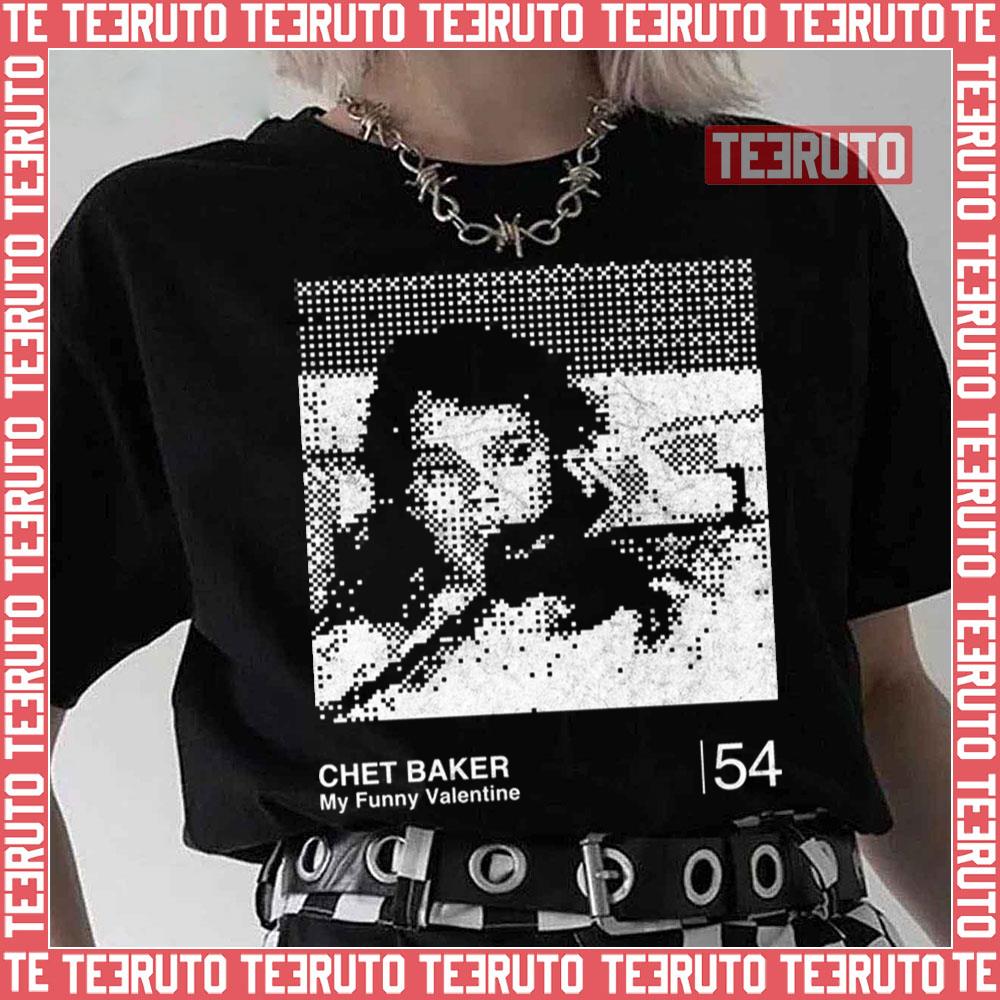 Chet Baker Minimalist Graphic Design Fan Artwork Unisex T-Shirt
