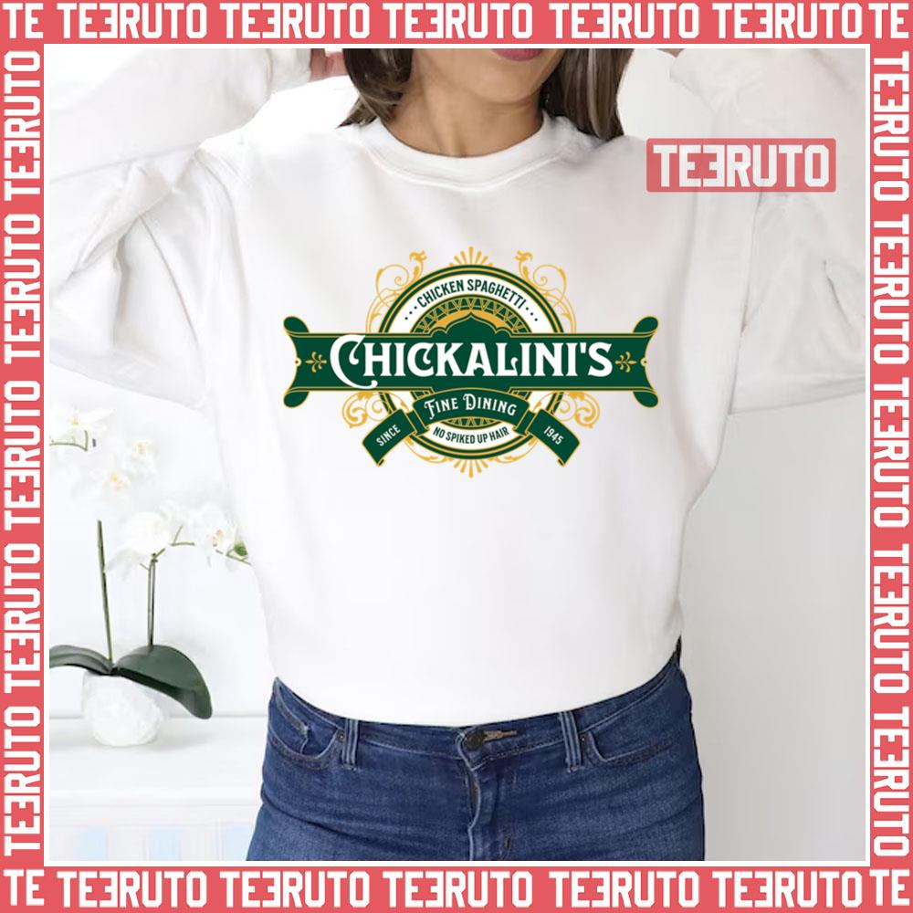 Chickalini’s Green Logo I Think You Should Leave Unisex Sweatshirt