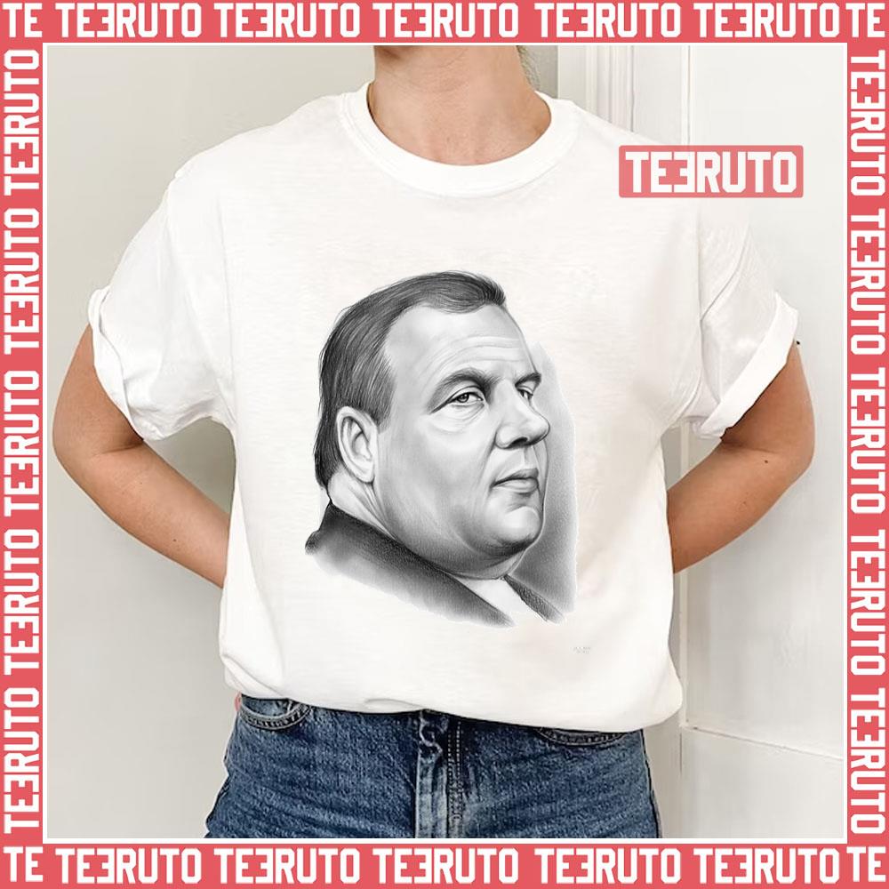 Chris Christie Pencil Portrait Unisex T-Shirt