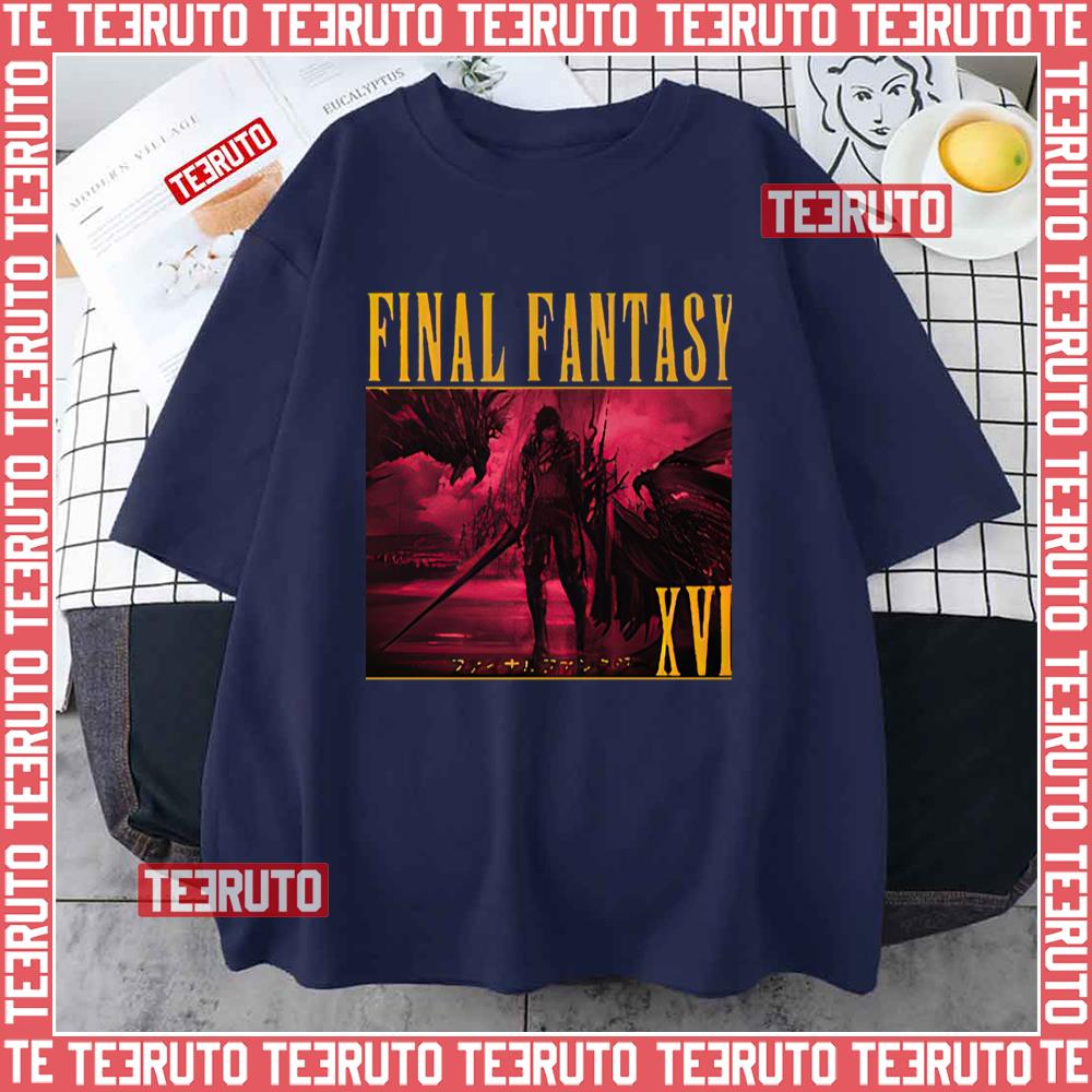 Collage Final Fantasy Xvi Red Unisex T-Shirt