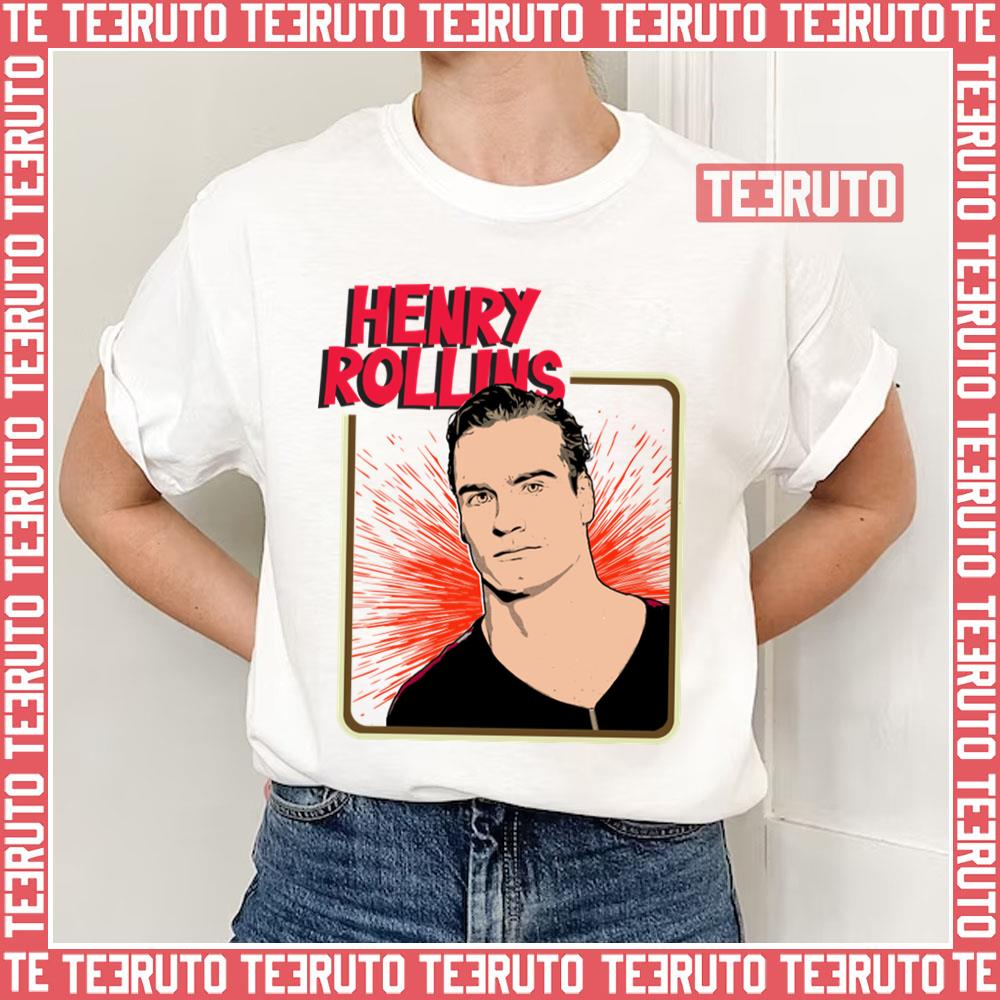 Comic Portrait Henry Rollins Unisex T-Shirt