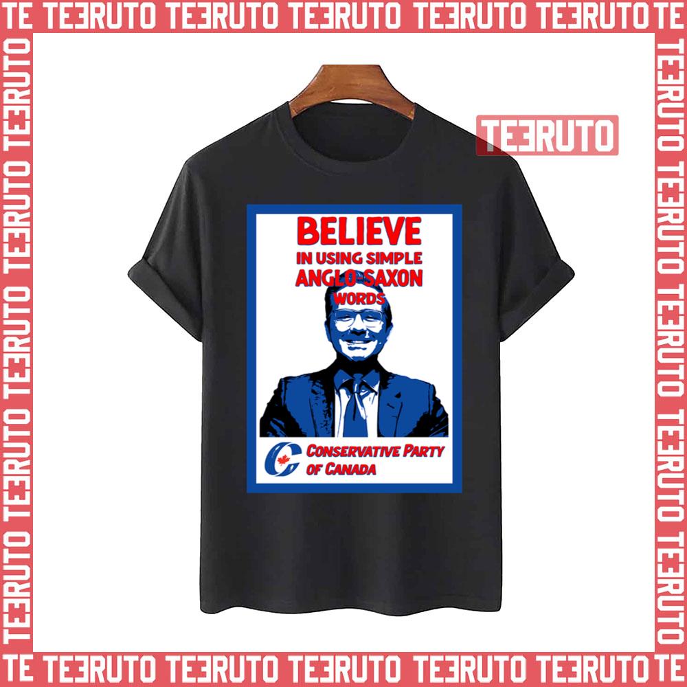 Conservative Party Leadership Candidate Pierre Poilievre Unisex T-Shirt