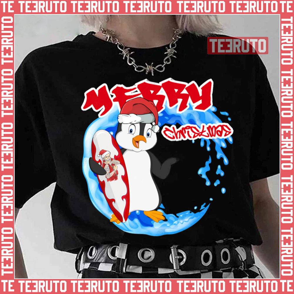 Cute Christmas Penguins Unisex T-Shirt