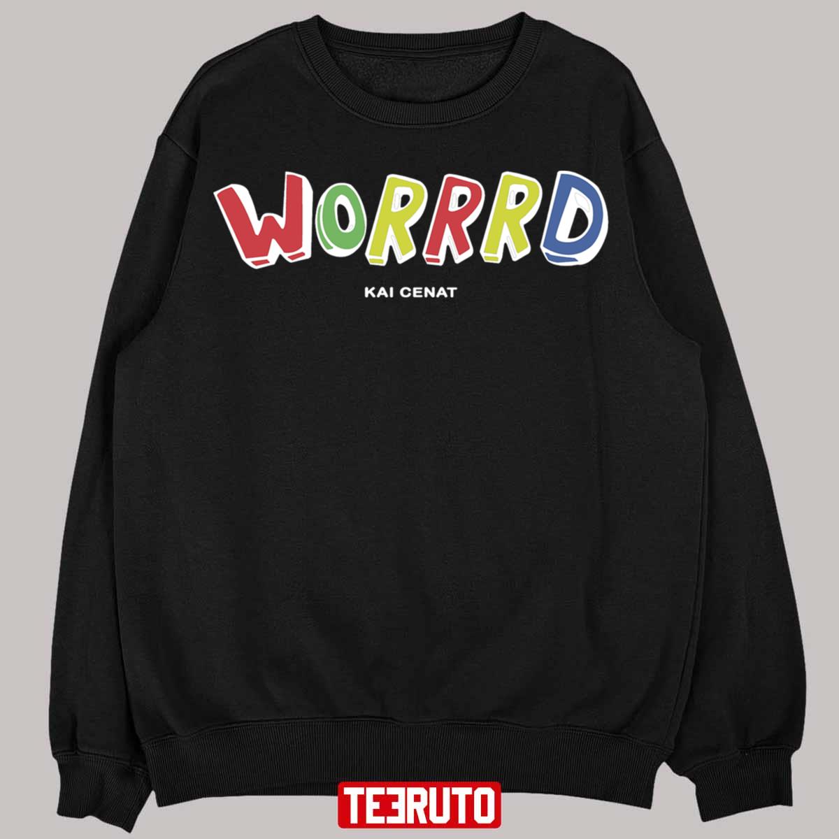 Kai Cenat Worrrd K Colored Unisex Sweatshirt