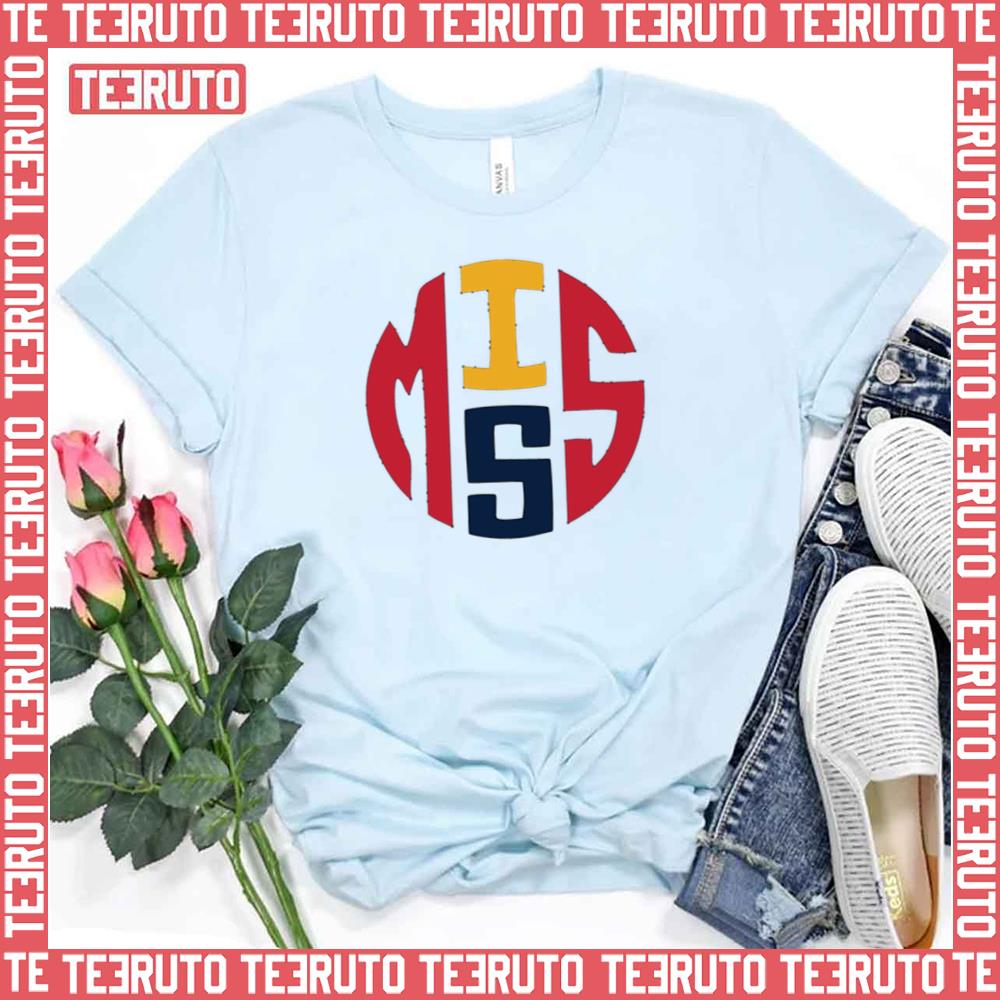 Mississippi State Abbreviation Unisex T-Shirt