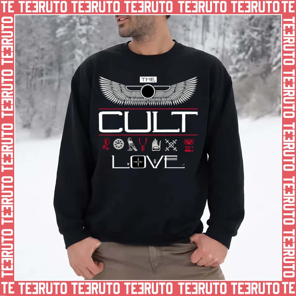 Painted On My Heart The Cult Unisex Sweatshirt