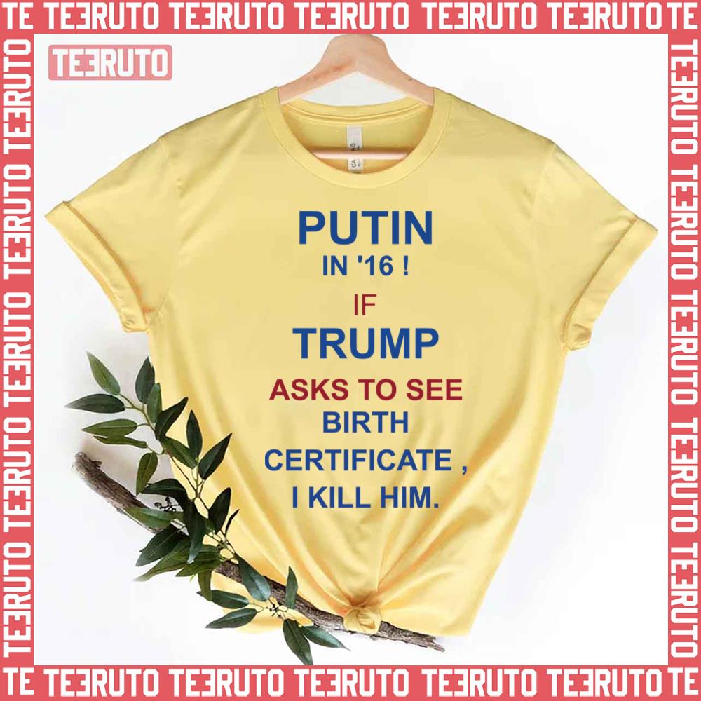 Putintrump 2016 Chris Christie Unisex T-Shirt