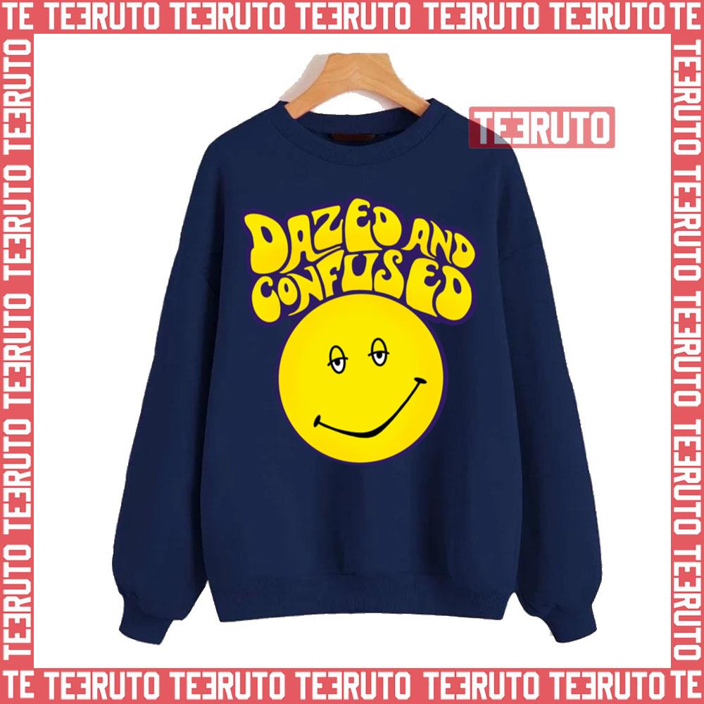 Smile Face Icon Dazed And Confused Unisex Sweatshirt