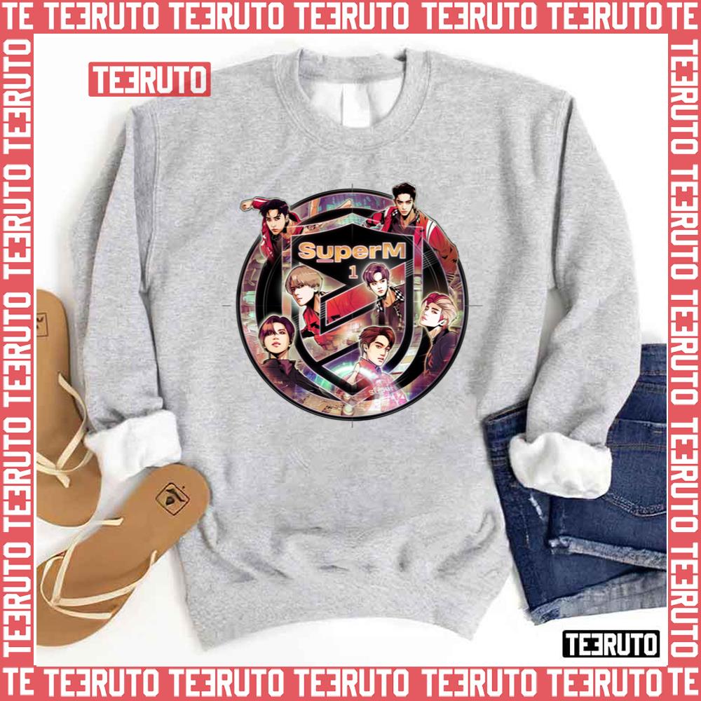 Superm Marvel Kpop Band Unisex Sweatshirt