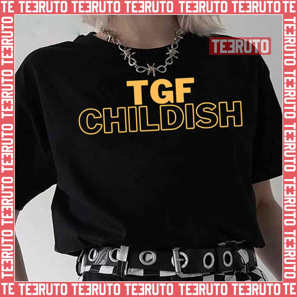 Tgfhasssa Childish Yellow Logo Unisex T-Shirt