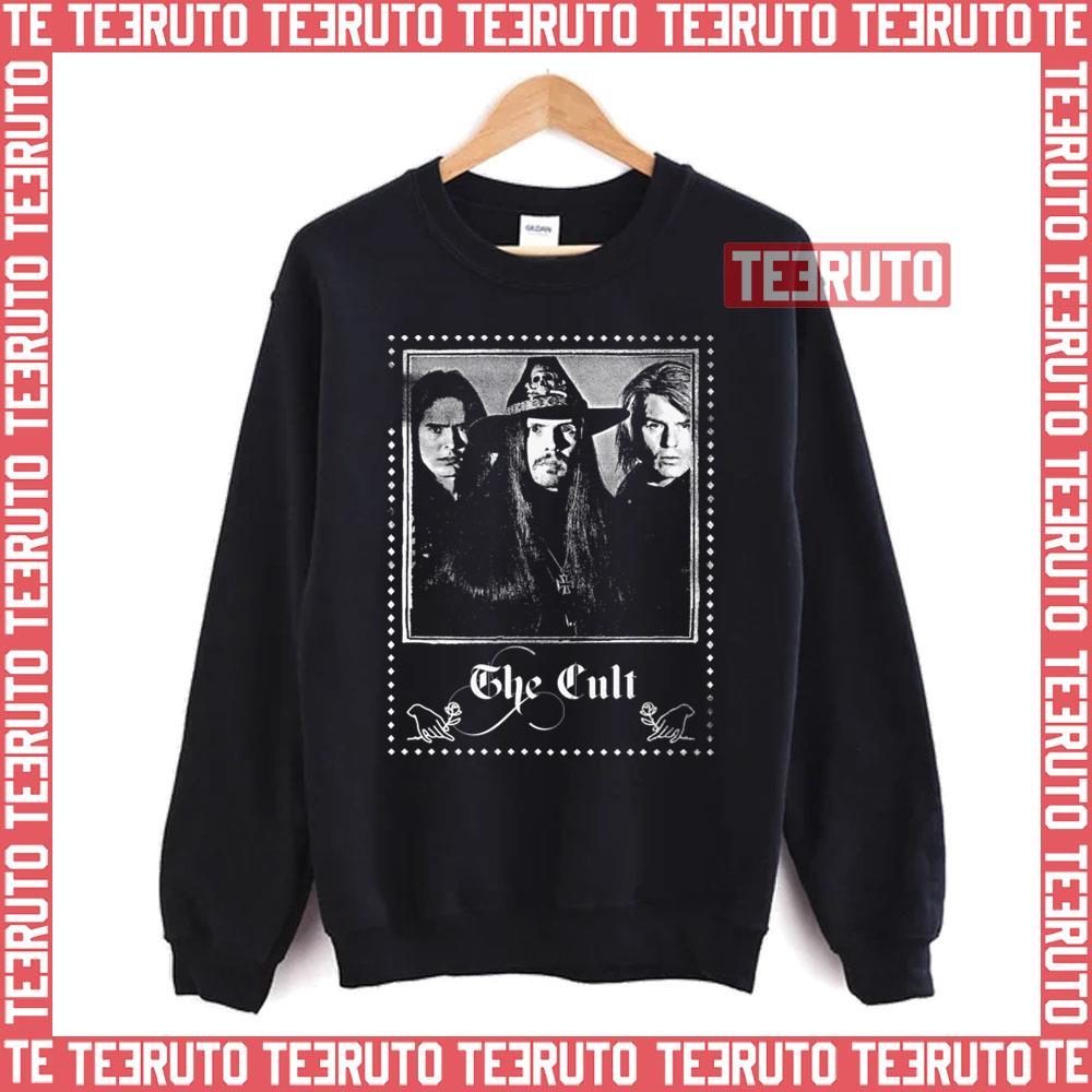 The Cult Faded Vintage Style Fan Design Unisex Sweatshirt