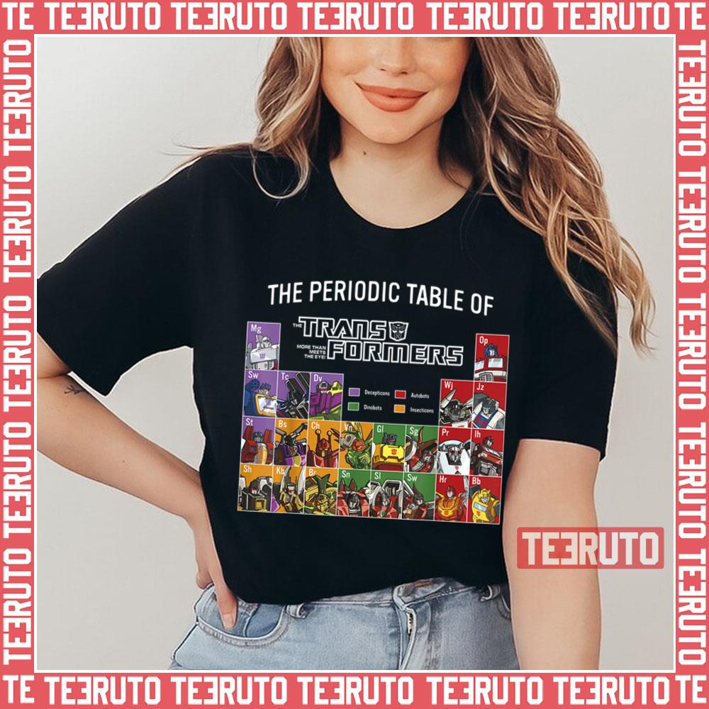 The Periodic Table Of Transformers Unisex T-Shirt