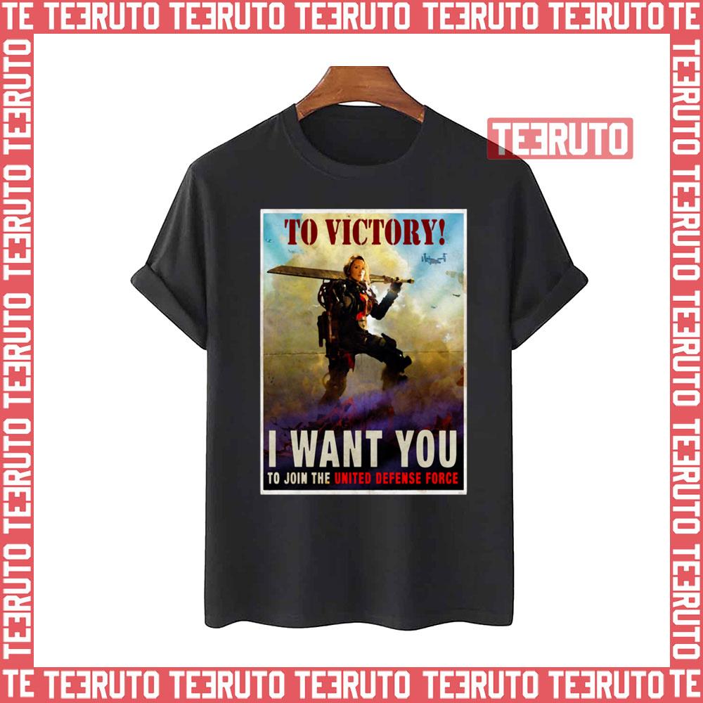 To Victory Angel Of Verdun Edge Of Tomorrow Unisex T-Shirt