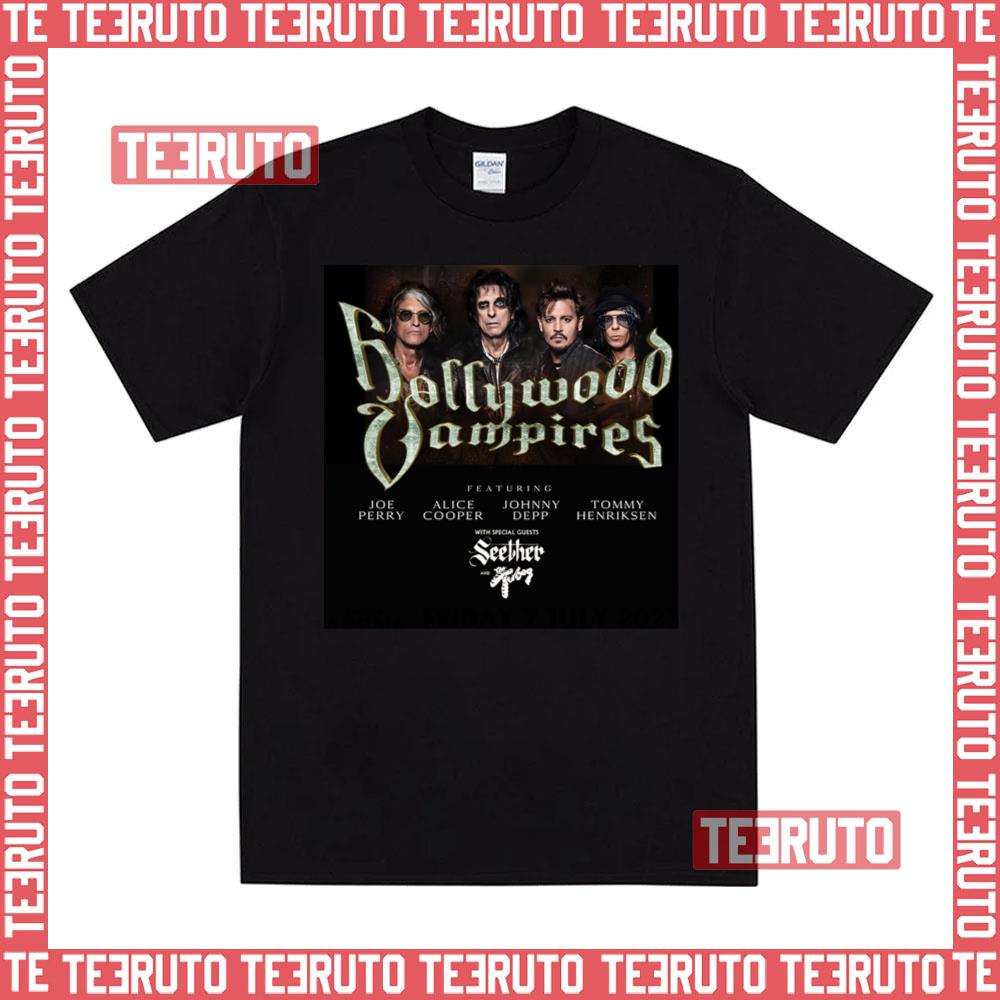 Tour 2023 Hollywood Vampires Unisex T-Shirt