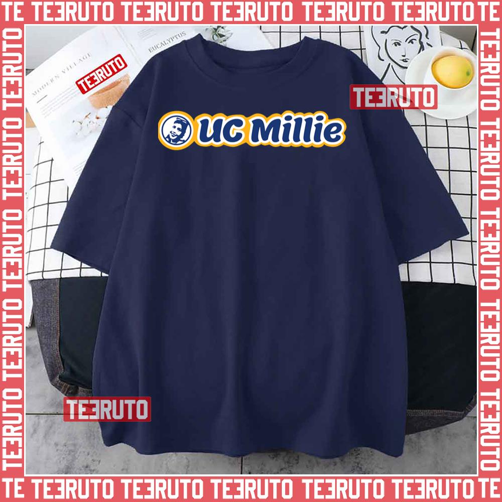 Uc Millie Yellow & Blue Logo Unisex T-Shirt