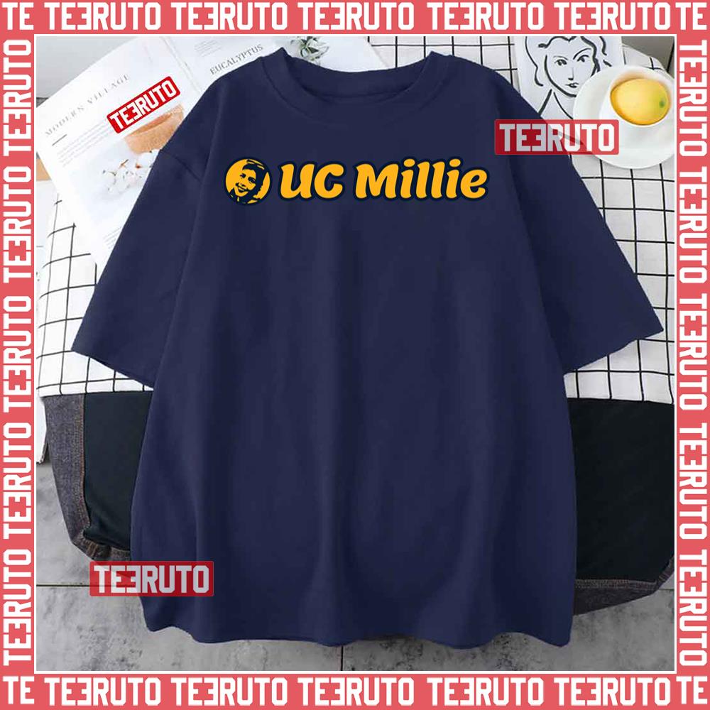 Uc Millie Yellow & Dark Blue Border Unisex T-Shirt