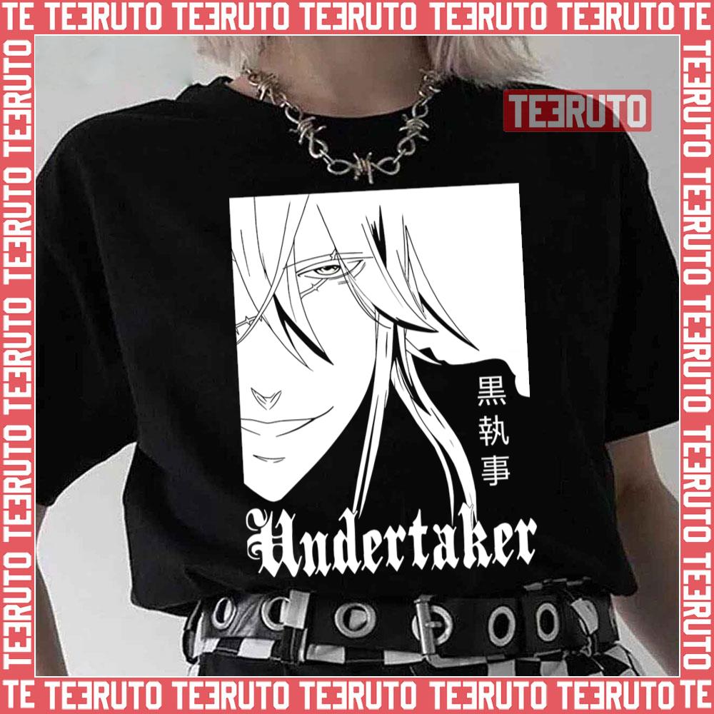 Undertaker White Art Black Butler Unisex T-Shirt