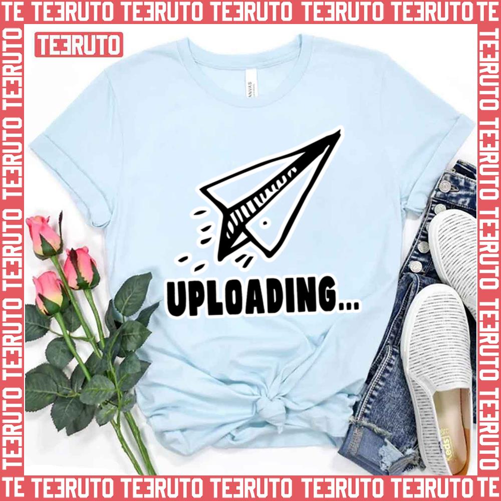 Uploading Data Upload Text Symbol Cloud Unisex T-Shirt