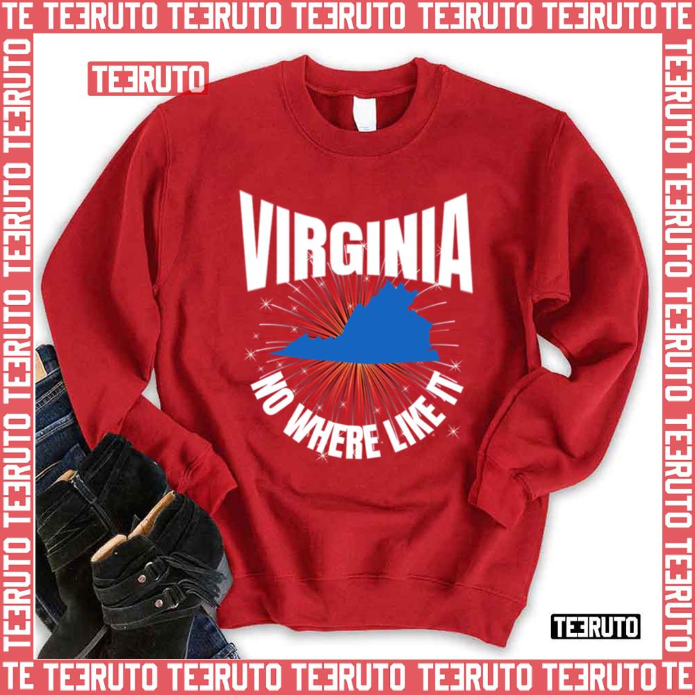 Virginia No Where Like It 10th State Old Dominion Premium Unisex Sweatshirt