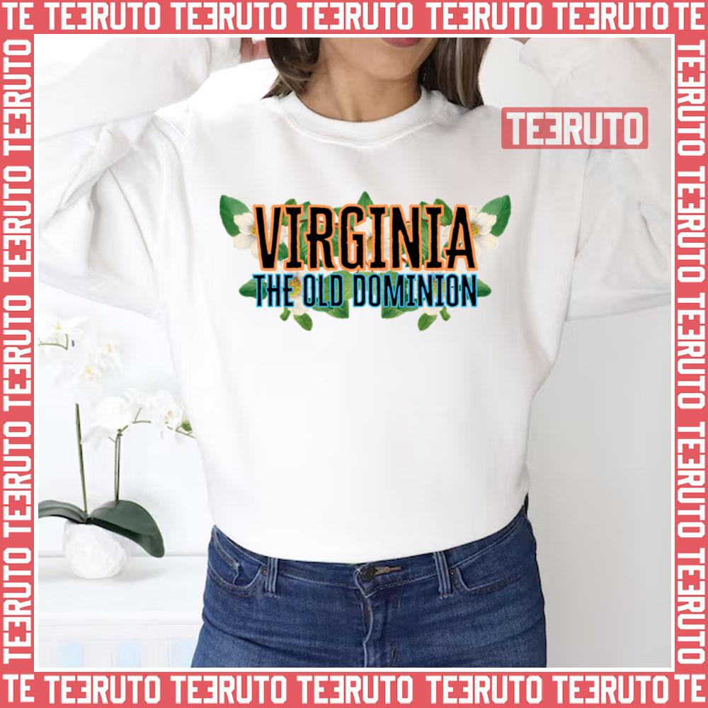 Virginia The Old Dominion American Dogwood Unisex Sweatshirt