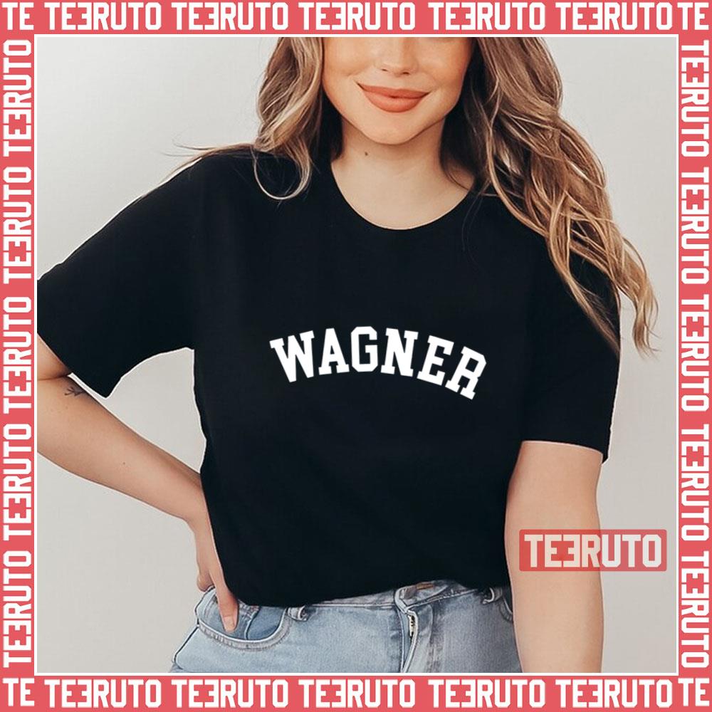 Wagner College Font Curved Unisex T-Shirt