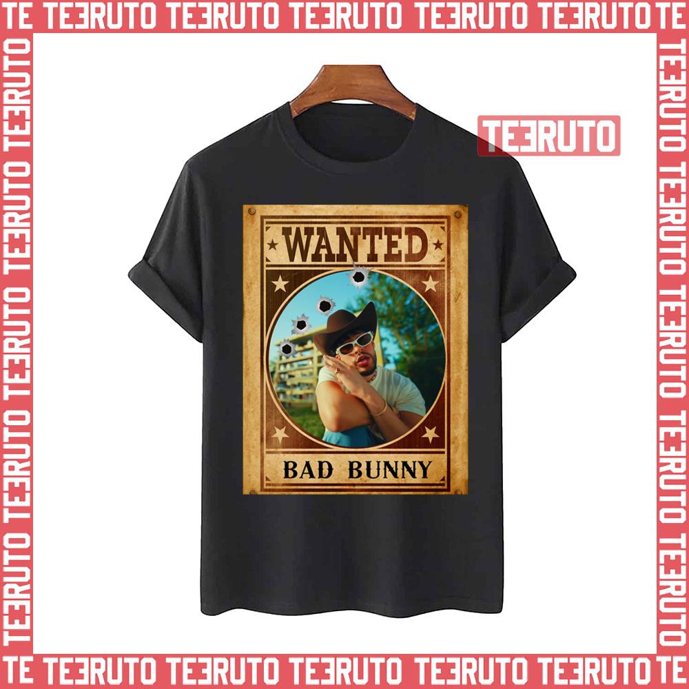 Wanted Bad Bunny Graphic Unisex T-Shirt