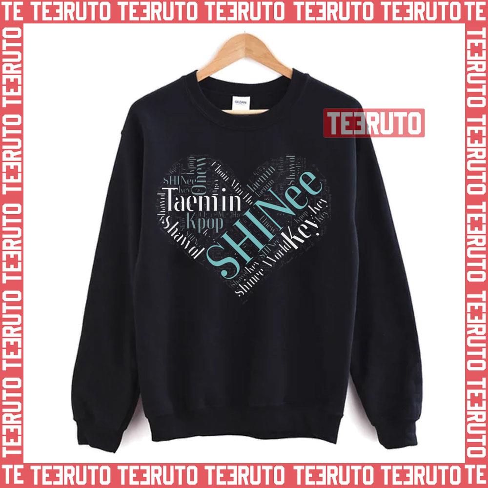 Words Puzzle Shinee Kpop Band Unisex Sweatshirt