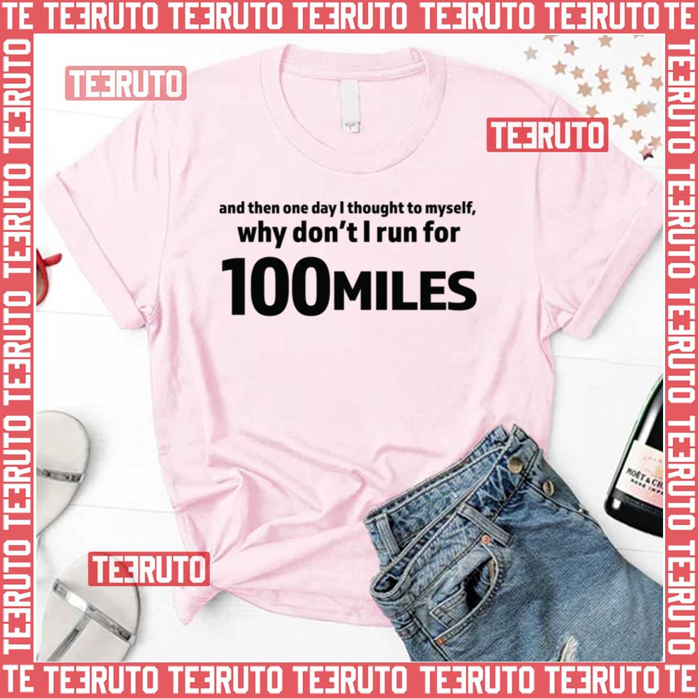 100 Mile Ultramarathon Design For Shirts And Accessories Unisex T-Shirt