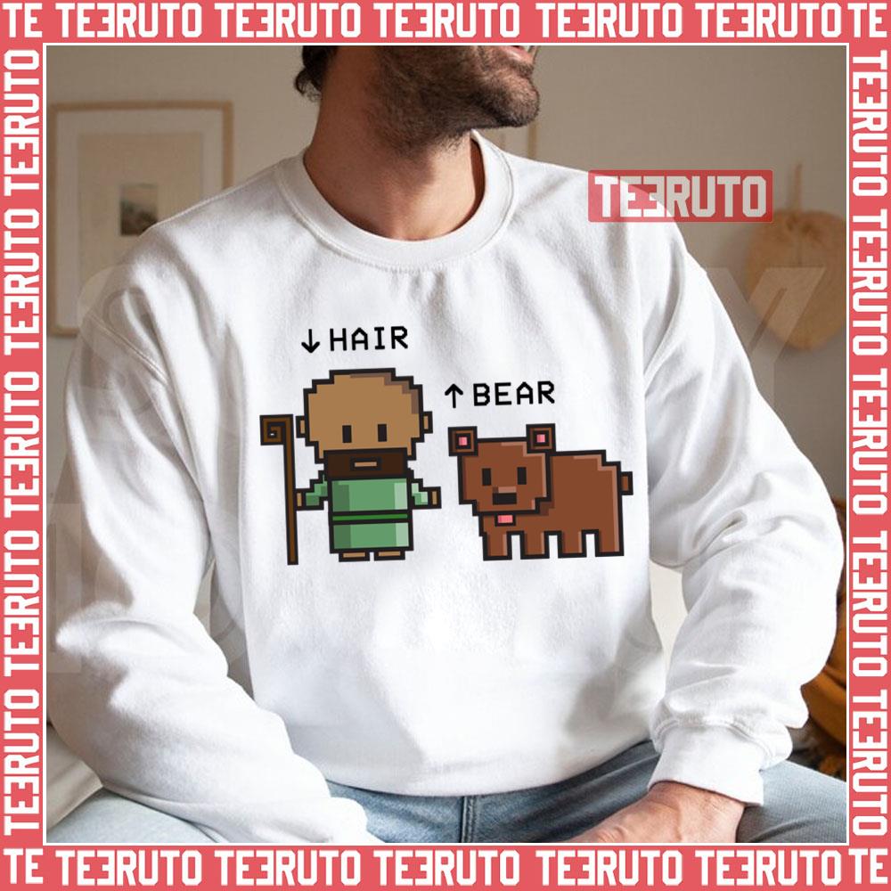 8 Bit Elisha And Bear Testament Unisex Sweatshirt