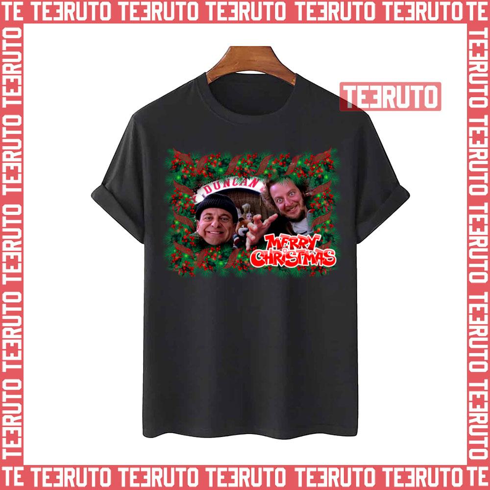 90s Christmas Movies Sticky Bandits Home Alone Unisex T-Shirt